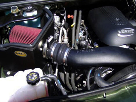 Airaid 03-07 Hummer H2 / SUT 6.0L CAD Intake System w/ Tube (Dry / Red Media) 201-146