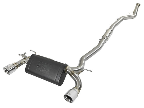 aFe MACH Force-Xp 3in 304 SS Cat-Back Exhaust w/Polished Tips 12-15 BMW 335i (F30) L6 3.0L (t) N55 49-36340-P