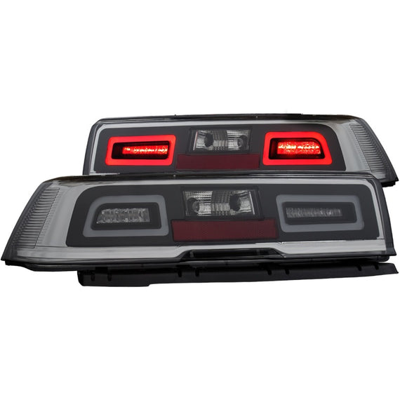Anzo USA Chrome LED Tail Light Set-Smoke Lens, Chevrolet Camaro; 321321 321321