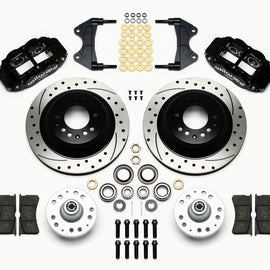 Wilwood Narrow Superlite 6R Front Hub & 1PC Rtr Kit 12.88in Drilled WWE ProSpindle 140-12276-D