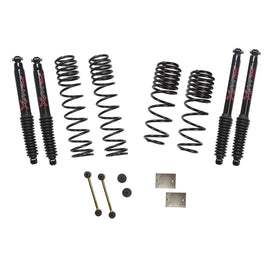 Skyjacker 2020 Jeep JL 4WD Rubicon Diesel 1.5in Dual Rate Long Trvl Sus Lift Kit w/Blk Max Shocks JL15RBPBLTD