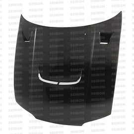 Seibon 95-96 Nissan Skyline R33 GT-R (BCNR33) JU-Style Carbon Fiber Hood HD9596NSR33-JU