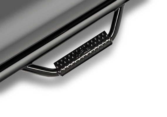 N-Fab Nerf Step 07-13 Chevy-GMC 2500/3500 Ext. Cab 6.5ft Bed - Gloss Black - Bed Access - 3in C07100QC-6
