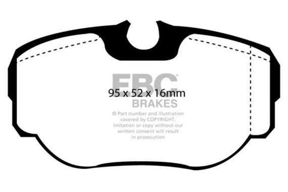 EBC Brakes UD493 EBC Ultimax  Brake Pads UD493