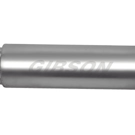 Gibson SFT Superflow Dual/Center Round Muffler - 8x24in/3in Inlet/4in Outlet - Stainless 788050S