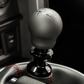 Raceseng Contour Shift Knob (Gate 1 Engraving) M10x1.25mm Adapter - Graphite Texture 08231GTE-08011-081104