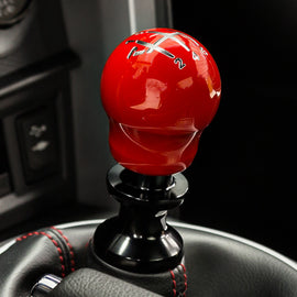 Raceseng Contour Shift Knob (Gate 1 Engraving) Porsche 911-997 / Cayman 987 Adapter - Red Gloss 08231RG-08011-081207