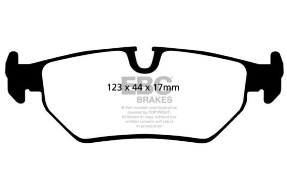 EBC 93-95 Jaguar XJS 4.0 Ultimax2 Rear Brake Pads UD517