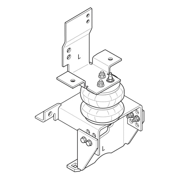 Firestone Ride-Rite Air Helper Spring Kit Rear 94-02 Dodge RAM 3500 Cab Chassis (W217602220) 2220