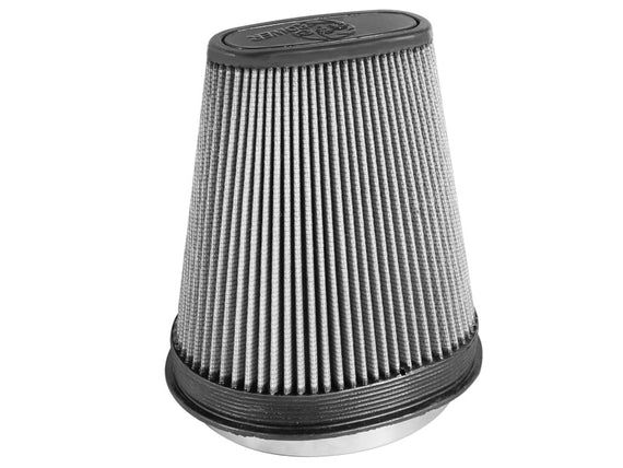 aFe Magnum FLOW Air Filter Pro DRY S (7-3/4x5-3/4in) F x (9x7in) B x (6x2-3/4in) T x (9-1/2in) H 21-90080