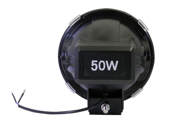 ANZO Hid Off Road Light Universal 50 Watt 7in HID Off Road Fog Light w/ ANZO USA Red bezel 861136