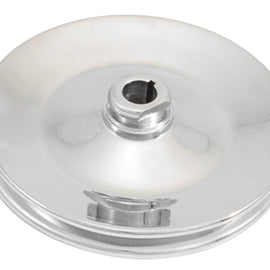 Spectre GM (w/Keyway Style Pump Through 1984) Single Power Steering Pulley 5-3/4in. Dia. - Chrome 44851