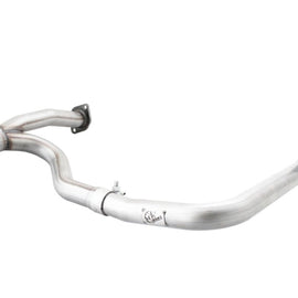 aFe Power Twisted Steel Y-Pipe Aluminized 2in 12-14 Jeep Wrangler (JK) V6 3.6L (4dr) 48-06207