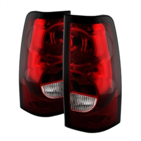 xTune Chevy Silverado 1500-2500-3500 03-06 OEM Style Tail Lights Red Clear ALT-JH-CS03-OE-RC 9026362