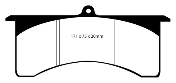 EBC Brakes Yellowstuff Performance Brake Pads DP41148R
