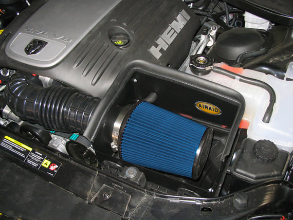 Airaid 05-08 Dodge Magnum/Chrysler 300C 5.7L Hemi CAD Intake System w/o Tube (Dry / Blue Media) 353-160