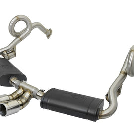 aFe MACHForce-Xp 2in 304 SS Cat-Back Exhaust w/Polished Tips 13-16 Porsche Boxster/Cayman 2.7L/3.4L 49-36415-P