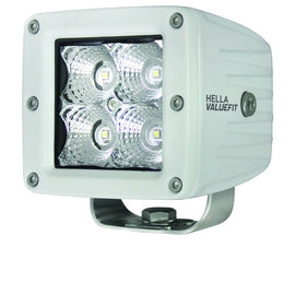 Hella HVF Cube 4 LED Off Road Kit - 3.1in 12W Flood Beam 357204041