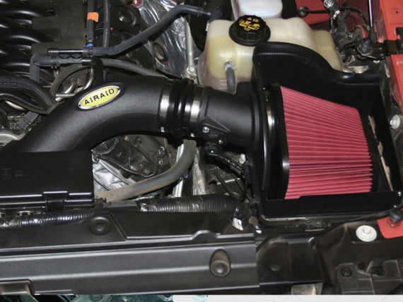 Airaid 11-13 Ford F-150 5.0L CAD Intake System w/ Tube (Dry / Red Media) 401-299