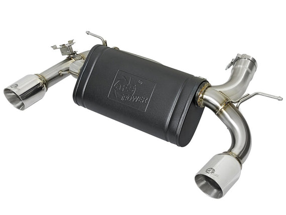 aFe Mach Force-Xp Axle-Back SS Exhaust Sys w/Polish Tips for BMW 340/440 16-17 49-36335-P