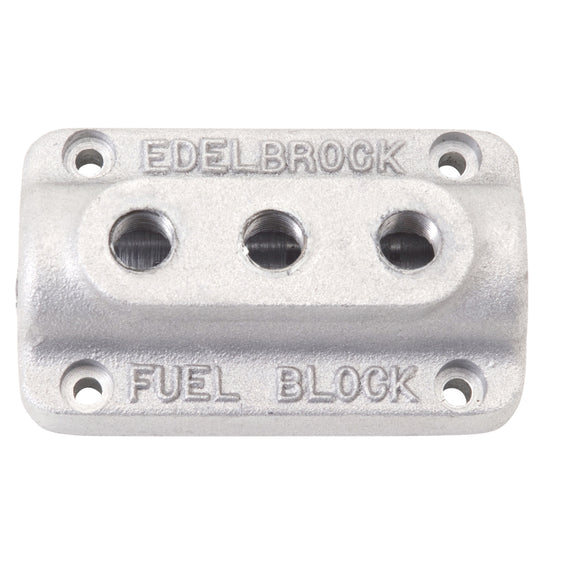 Edelbrock Fuel Block Triple As Cast 1285