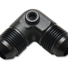 Vibrant -8AN to -8AN Male 90 Degree Union Adapter Fitting with 1/8in NPT Port 16538