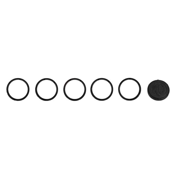 KC HiLiTES FLEX Series Colored Bezel Rings (5 pack) - Black 30561