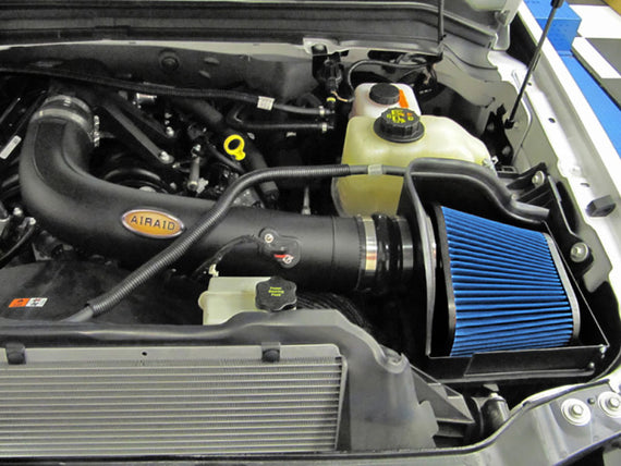 Airaid 08-10 Ford F-250/350 5.4L CAD Intake System w/ Tube (Dry / Blue Media) 403-256