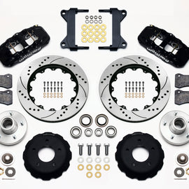 Wilwood AERO6 Front Hub Kit 14.00 Drilled Chevy C-10 60-87 CPP Drop Spindle 140-13692-D
