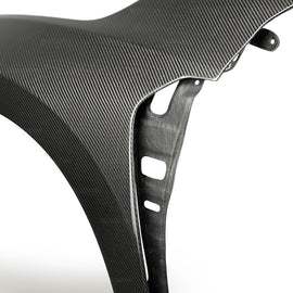 Seibon 2017 Honda Civic Type-R OE-Style Gloss Carbon Fiber Front Fenders FF17HDCVR-OE