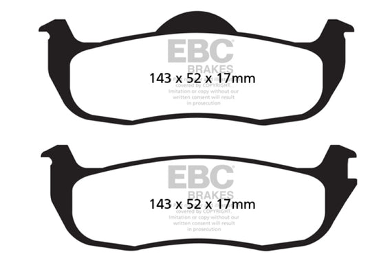 EBC 04-05 Infiniti QX56 5.6 Ultimax2 Rear Brake Pads UD1041