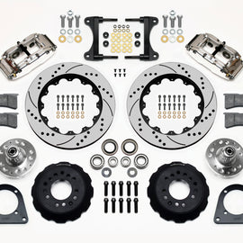 Wilwood Narrow Superlite 6R Front Hub Kit 14.00in Drill Pol TCI-IFS 71-78 (Pinto Based) 140-13225-DP