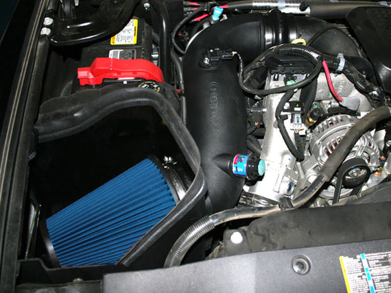 Airaid 07-10 Chevrolet/GMC Duamax LMM 6.6L DSL MXP Intake System w/ Tube (Dry / Blue Media) 203-219