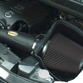 Airaid 04-13 Nissan Titan/Armada 5.6L MXP Intake System w/ Tube (Dry / Black Media) 522-284