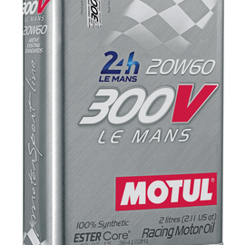 Motul 2L Synthetic-ester Racing Oil 300V LE MANS 20W60 104245