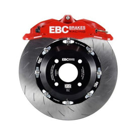 EBC Racing 15-17 Ford Fiesta (Mk7) Red Apollo-4 Calipers 300mm Rotors Front Big Brake Kit BBK007RED-1