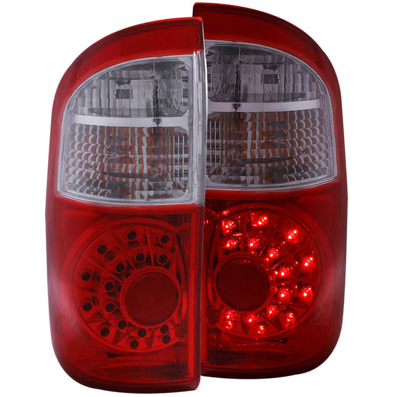ANZO 2004-2006 Toyota Tundra LED Taillights Red/Clear 311060
