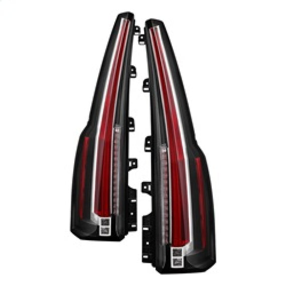 xTune GMC Yukon 15-17 LED Tail Lights (Escalade Style) - Black ALT-JH-GY15-2IN1LED-BK 9039775