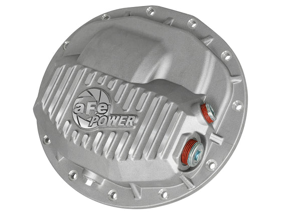 aFe Power Street Series Front Differential Cover Raw w/ Machined Fins 13-18 RAM V8 5.7/6.4L 46-70400