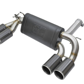 aFe MACHForce XP 3in - 2 1/2in Axle Back 304SS Exhaust w/ Carbon Fiber Tips 16-17 BMW M2 (f87) 49-36333-C