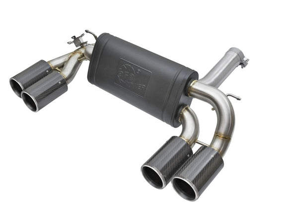 aFe MACHForce XP 3in - 2 1/2in Axle Back 304SS Exhaust w/ Carbon Fiber Tips 16-17 BMW M2 (f87) 49-36333-C