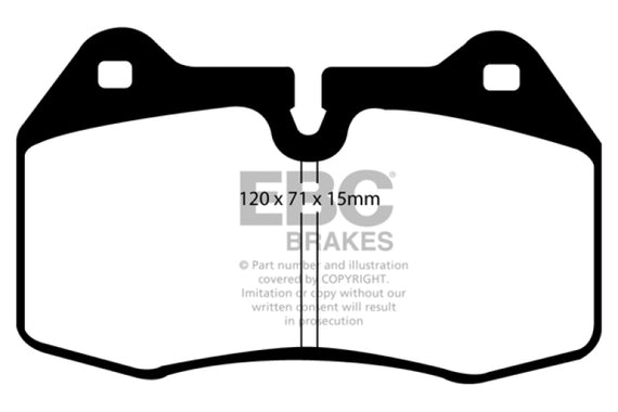 EBC 03-04 Infiniti G35 3.5 (Manual) (Brembo) Orangestuff Front Brake Pads DP91644