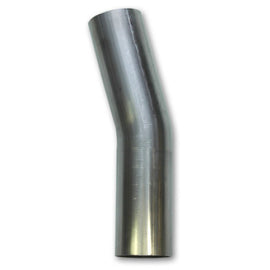 Vibrant 1in OD T304 SS 15 Deg Mandrel Bend 4in Leg Length (2in Centerline Radius) 13120