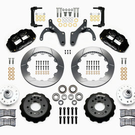 Wilwood Narrow Superlite 6R Front Hub Kit 12.88in 59-64 Chevy Impala / 63-64 Corvette 140-12460