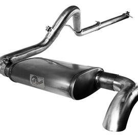 aFe MACHForce XP Exhausts Cat-Back SS-409 EXH CB Jeep Wrangler JK 3.8L 07-11 (2 Dr) HT 49-46208