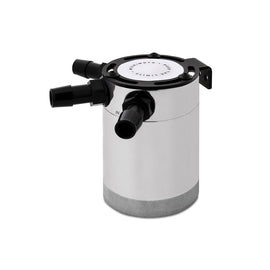 Mishimoto Compact Baffled Oil Catch Can - 3-Port - Polished - MMBCC-CBTHR-P MMBCC-CBTHR-P