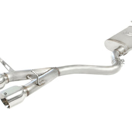 aFe MACHForce XP 2-1/2in SS-304 Cat-Back Exhausts w/ Polished Dual Tips 2008 VW Golf R32 V6-3.2L MKV 49-36408-P