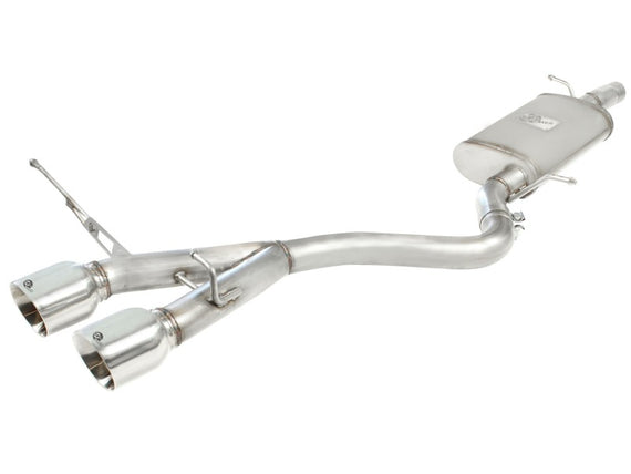 aFe MACHForce XP 2-1/2in SS-304 Cat-Back Exhausts w/ Polished Dual Tips 2008 VW Golf R32 V6-3.2L MKV 49-36408-P