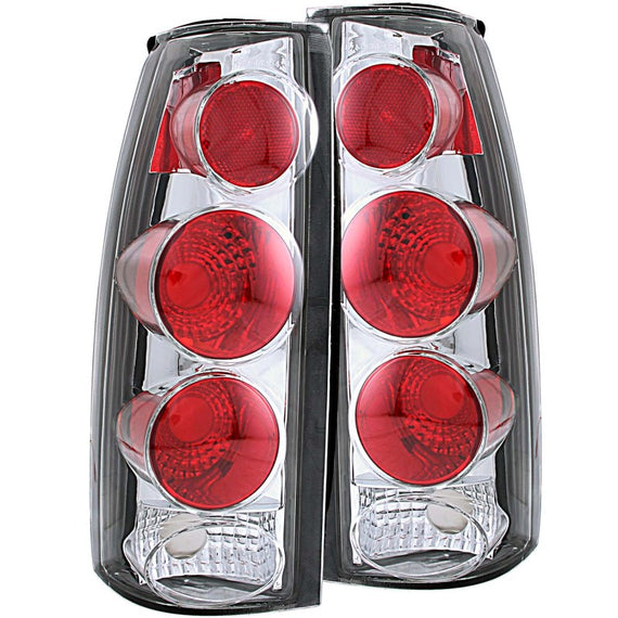 ANZO 1999-2000 Cadillac Escalade Taillights Chrome 3D Style 211017