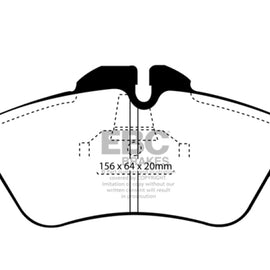EBC 03-05 Dodge Sprinter 2500 Bosch Rear Greenstuff Front Brake Pads DP61071